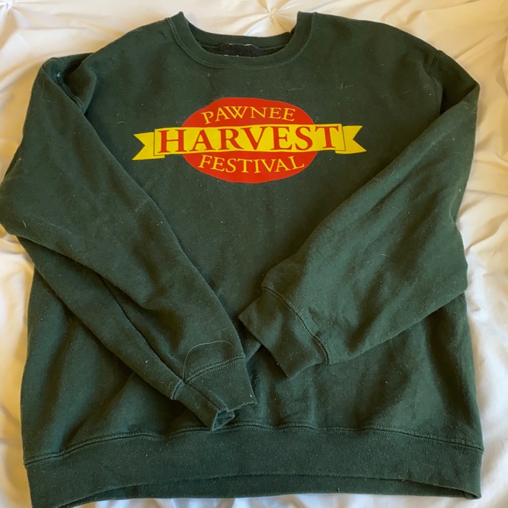 Parks and Rec Harvest Festival Staff Crew Neck